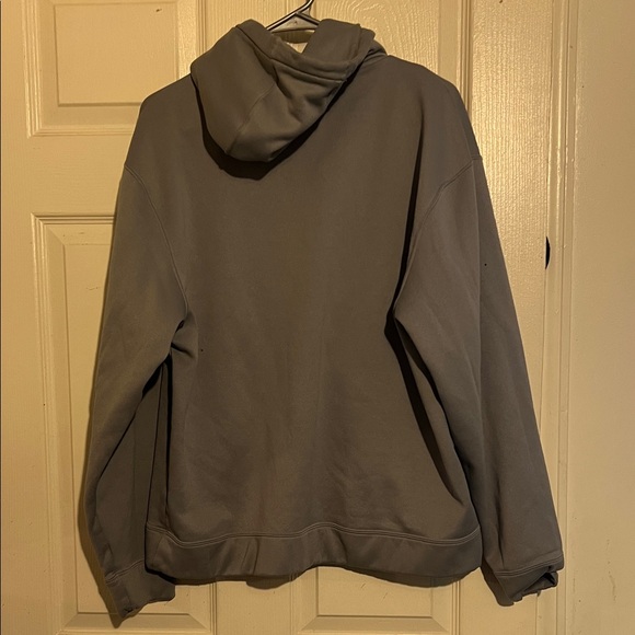 Under Armour Charcoal Hoodie with Blue Logo - Picture 3 of 3